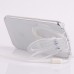 Samsung Galaxy S6 - Cute Rabbit Eye Stand with Lanyard Clear TPU Soft Protective Cover Case